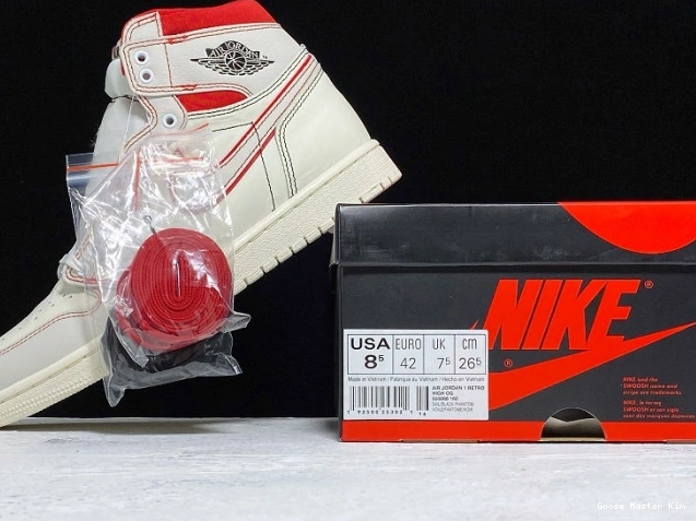 555088-160 High Retro Red Jordan 1 OG 